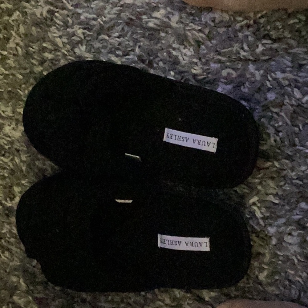 Laura Ashley Dark Slippers
